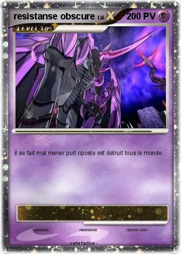 Pokemon resistanse obscure