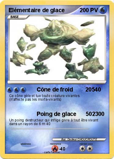 Pokemon Elémentaire de glace