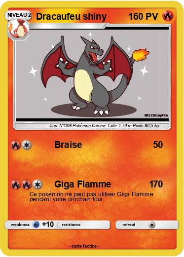 Pokemon Dracaufeu shiny