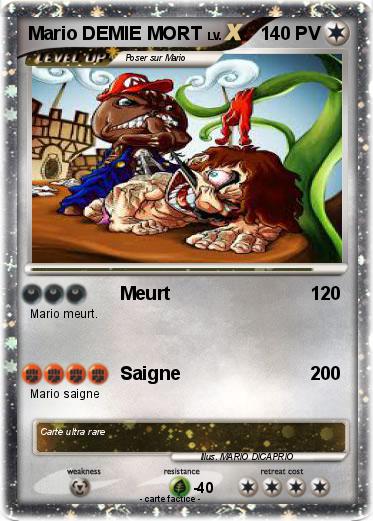 Pokemon Mario DEMIE MORT