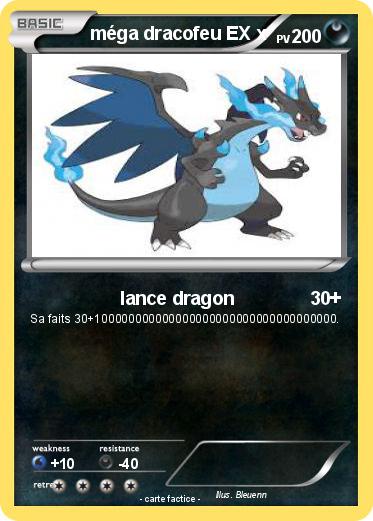 Pokemon méga dracofeu EX x