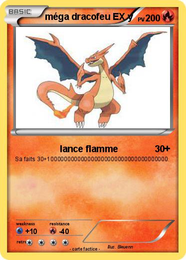 Pokemon méga dracofeu EX y