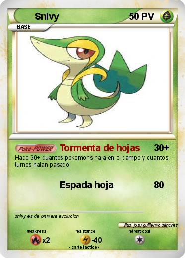 Pokemon Snivy