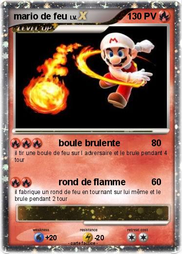 Pokemon mario de feu