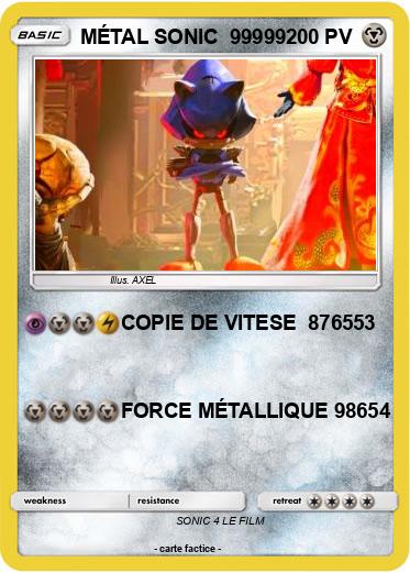 Pokemon MÉTAL SONIC  99999