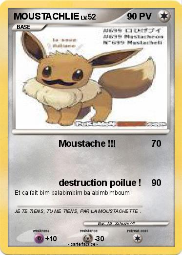 Pokemon MOUSTACHLIE