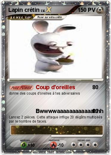Pokemon Lapin crétin