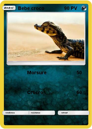 Pokemon Bebe croco