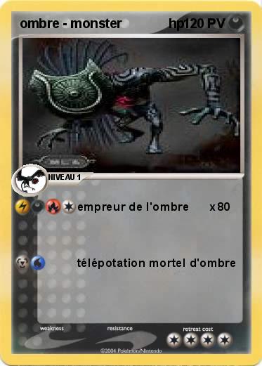 Pokemon ombre - monster             hp