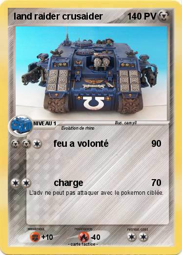 Pokemon land raider crusaider