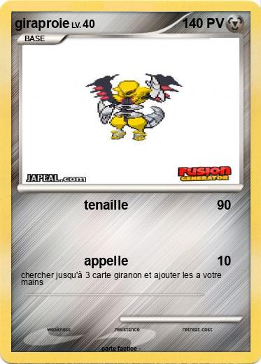 Pokemon giraproie