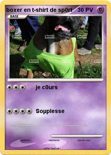 Pokemon boxer en t-shirt de sp0rt