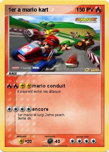 Pokemon 1er a mario kart