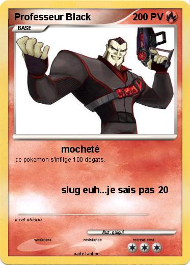 Pokemon Professeur Black