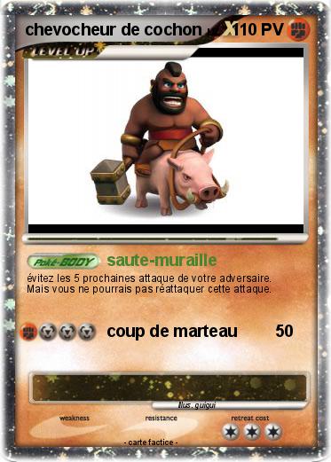 Pokemon chevocheur de cochon