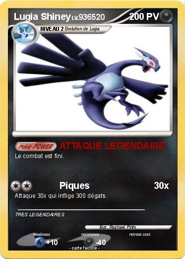 Pokemon Lugia Shiney