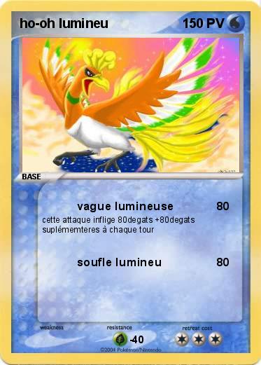 Pokemon ho-oh lumineu