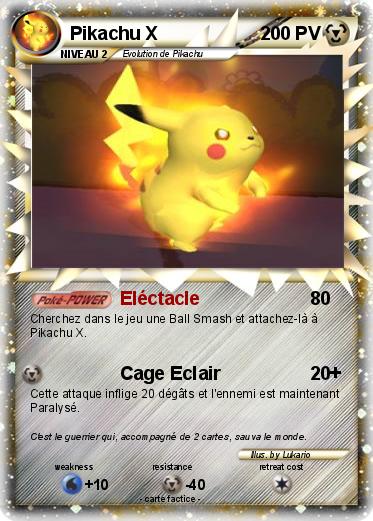 Pokemon Pikachu X