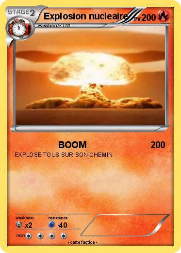Pokemon Explosion nucleaire
