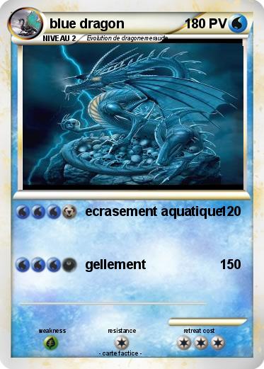 Pokemon blue dragon
