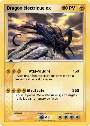 Pokemon Dragon électrique ex        1        