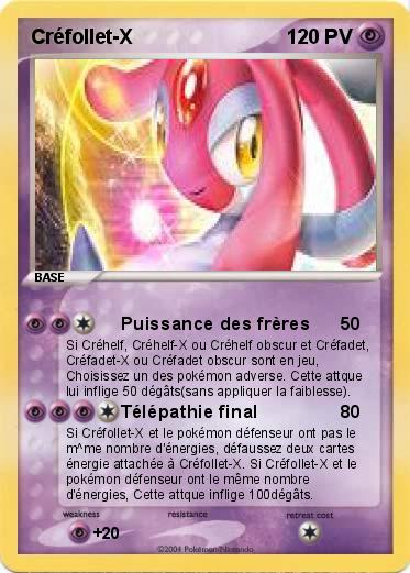 Pokemon Créfollet-X