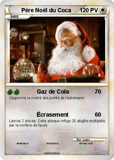 Pokemon Père Noël du Coca