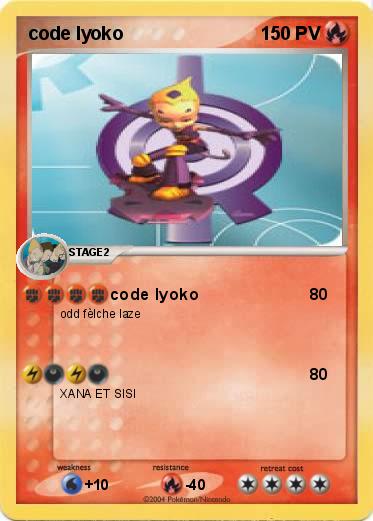 Pokemon code lyoko