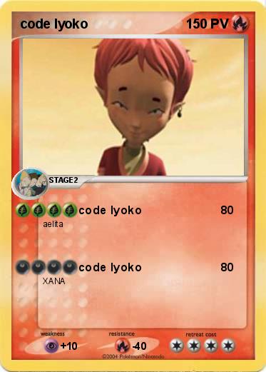 Pokemon code lyoko