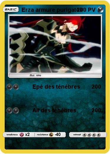 Pokemon Erza armure purigatoir