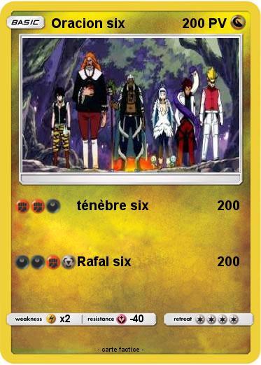 Pokemon Oracion six