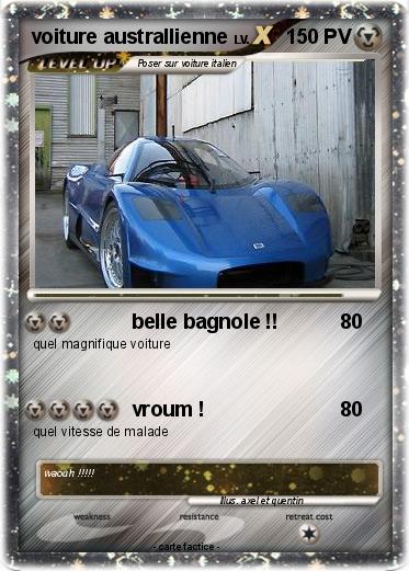 Pokemon voiture australIienne