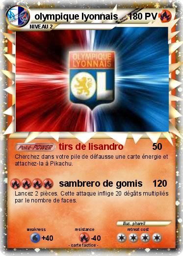 Pokemon olympique lyonnais
