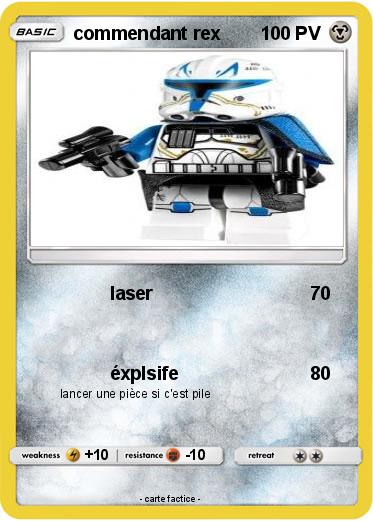 Pokemon commendant rex