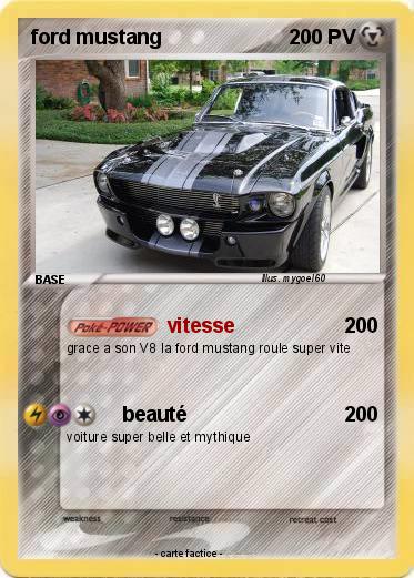 Pokemon ford mustang