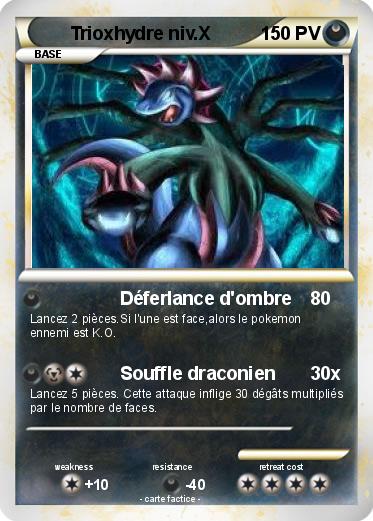 Pokemon Trioxhydre niv.X