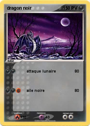 Pokemon dragon noir