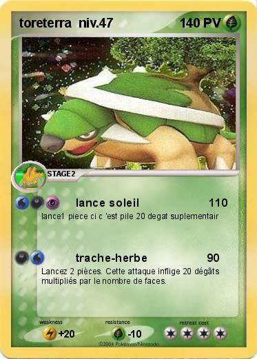 Pokemon toreterra  niv.47  