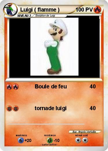 Pokemon Luigi ( flamme )