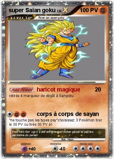 Pokemon super Saïan goku