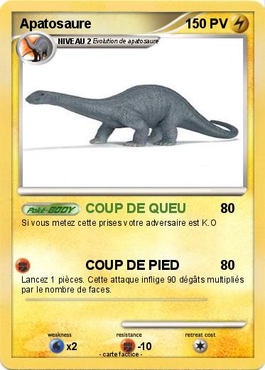 Pokemon Apatosaure