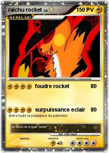 Pokemon raichu rocket