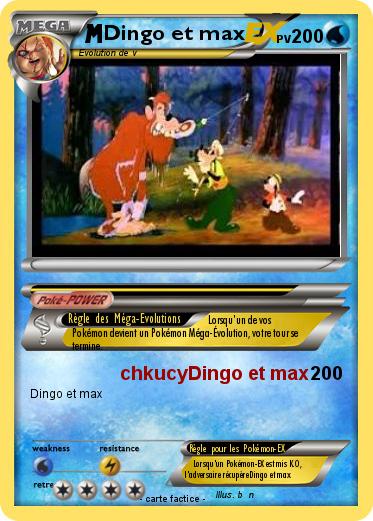 Pokemon Dingo et max