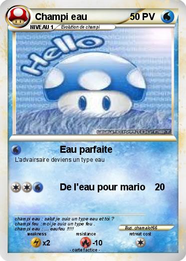 Pokemon Champi eau