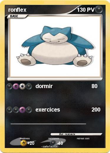 Pokemon ronflex