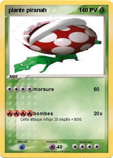 Pokemon plante piranah