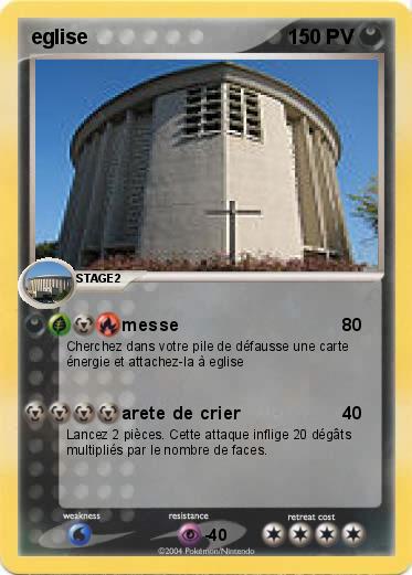 Pokemon eglise