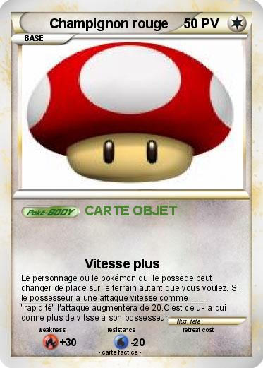 Pokemon Champignon rouge