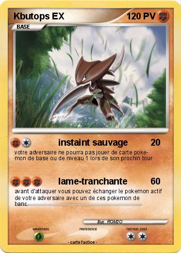 Pokemon Kbutops EX