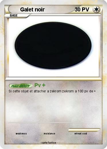 Pokemon Galet noir